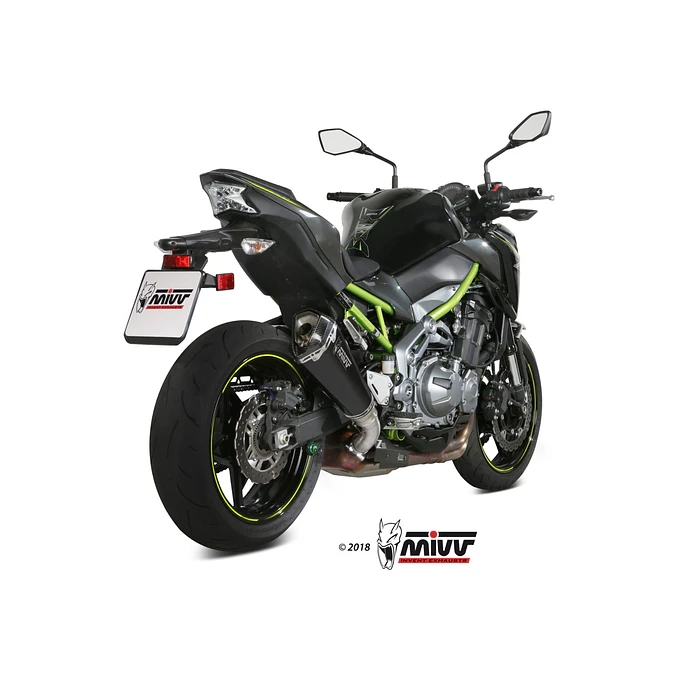 Ponteira de Escape MIVV Delta Race Inox Preto Kawasaki Z900 2017-2019 6