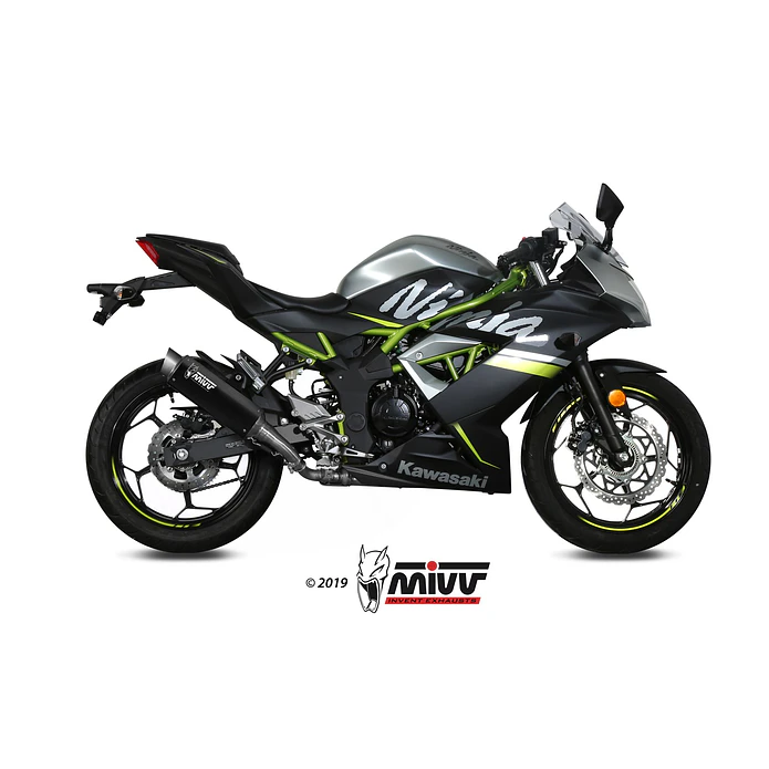 Ponteira de Escape MIVV GP Pro Kawasaki Ninja 125 2019-2024 6