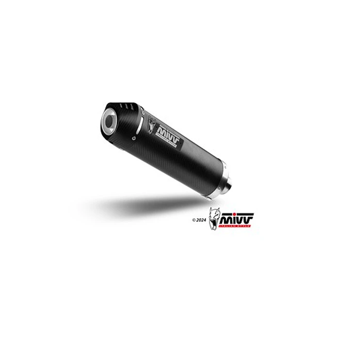 Ponteira de Escape MIVV Oval Carbono KTM 790 Adventure 2019-2026 4