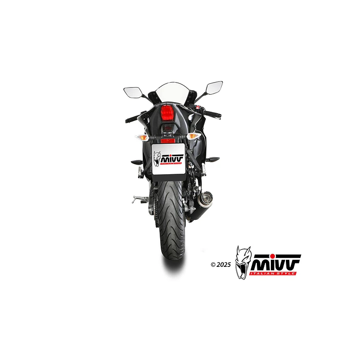 Escape Completo MIVV GP Pro Inox Preto Yamaha YZF R125 2019-2026 8