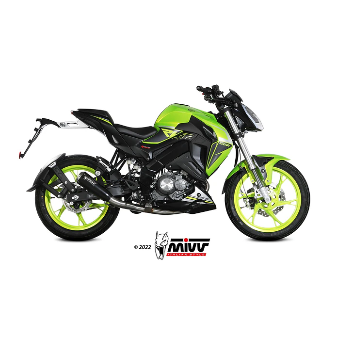 Escape Completo MIVV X-M1 Inox Preto Keeway RKF 125 2021-2024 4
