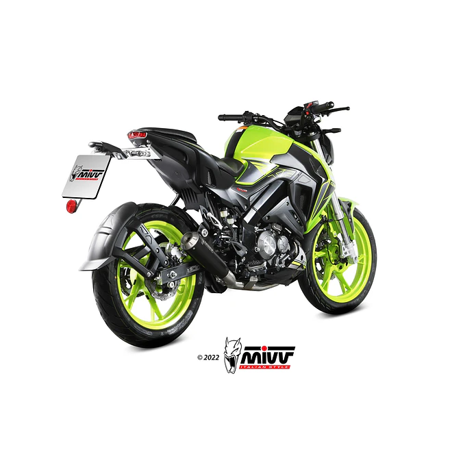 Escape Completo MIVV X-M1 Inox Preto Keeway RKF 125 2021-2024 5