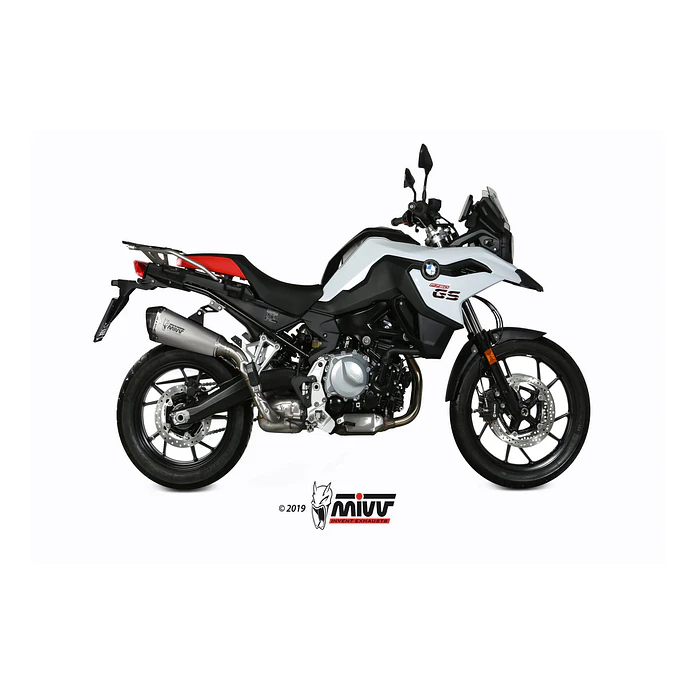 Ponteira de Escape MIVV Delta Race Inox BMW F 750 GS 2018-2024 5