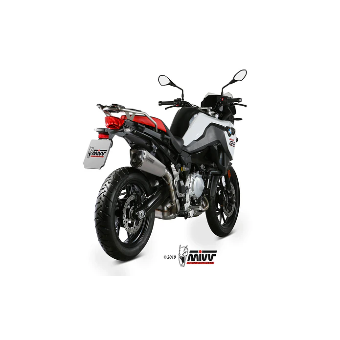 Ponteira de Escape MIVV Delta Race Inox BMW F 750 GS 2018-2024 6