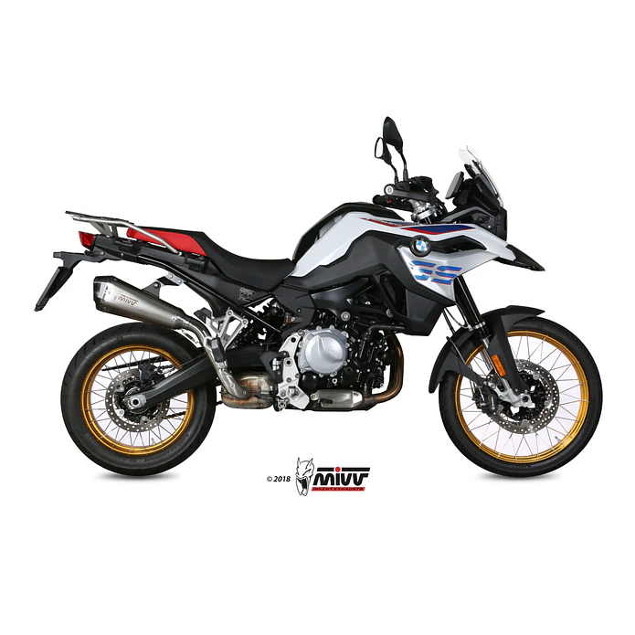 Ponteira de Escape MIVV Delta Race Inox BMW F 750 GS 2018-2024 7