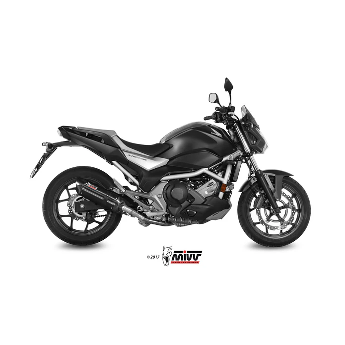 Ponteira de Escape MIVV Suono Inox Preto Honda Integra 750 2016-2020 5