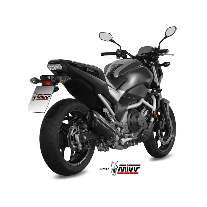 Ponteira de Escape MIVV Suono Inox Preto Honda Integra 750 2016-2020 6