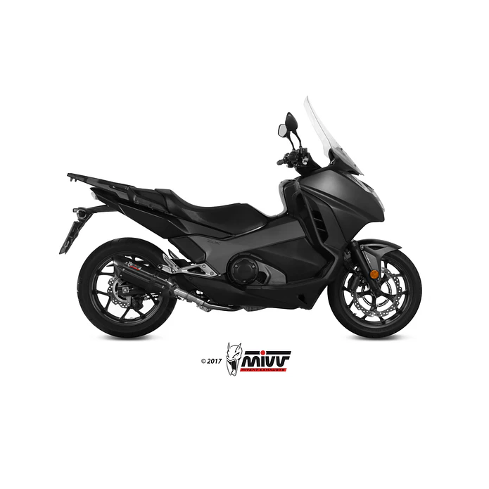 Ponteira de Escape MIVV Suono Inox Preto Honda Integra 750 2016-2020 7