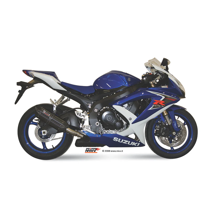 Ponteira de Escape MIVV Suono Inox Preto Suzuki GSX-R 750 2008-2010 5