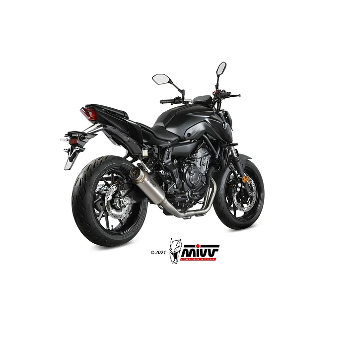 Escape Completo MIVV GP Pro Titânio Yamaha MT-07 2021-2024 Y.065.L6P 6
