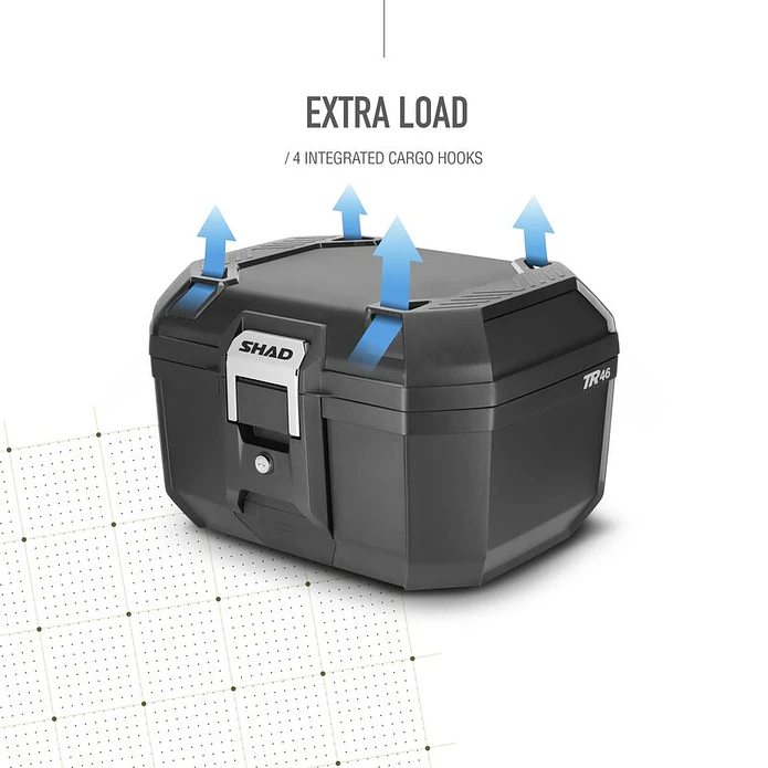 Top Case SHAD TERRA TR46 Preto D0TR46100 5