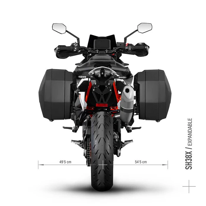 Kit Fixação Malas Laterais 3P SHAD KTM 890 SMT 2023-2026 K0SM84IF 3