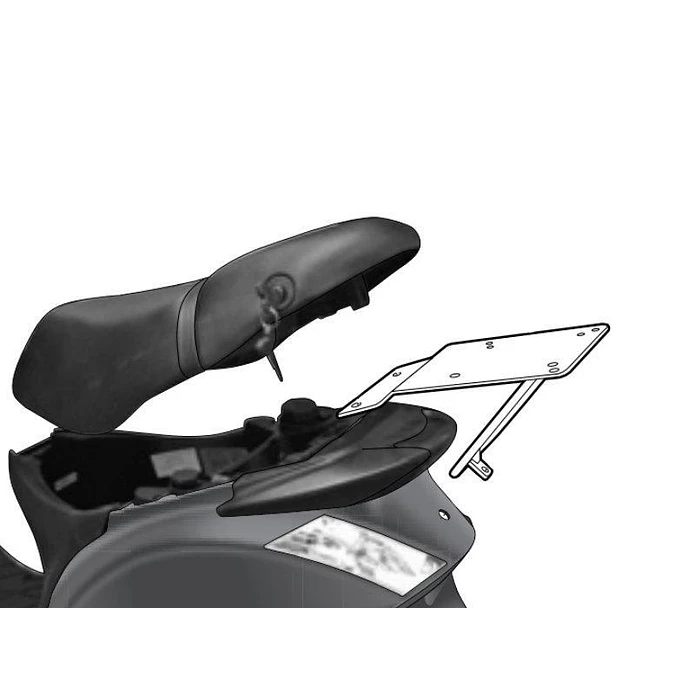 Kit Fixação Top Case SHAD Piaggio ZIP 125 2009-2014 V0ZP59ST 1