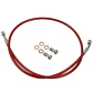 Kit Tubo Malha Aço Yamaha DT 50 LC / LCD / LCD Vermelho  - vignette 1