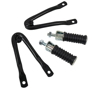 Pousa Pés 2º Passageiro Yamaha DT 50 C/ Borracha	