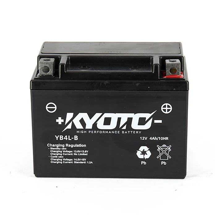 Bateria Kyoto GB4L-B / YB4L-B Pronta a Utilizar 1