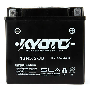Bateria Kyoto 12N5.5-3B Pronta a Utilizar