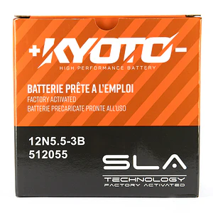 Bateria Kyoto 12N5.5-3B Pronta a Utilizar