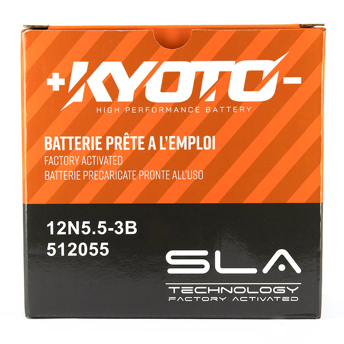 Bateria Kyoto 12N5.5-3B Pronta a Utilizar 2