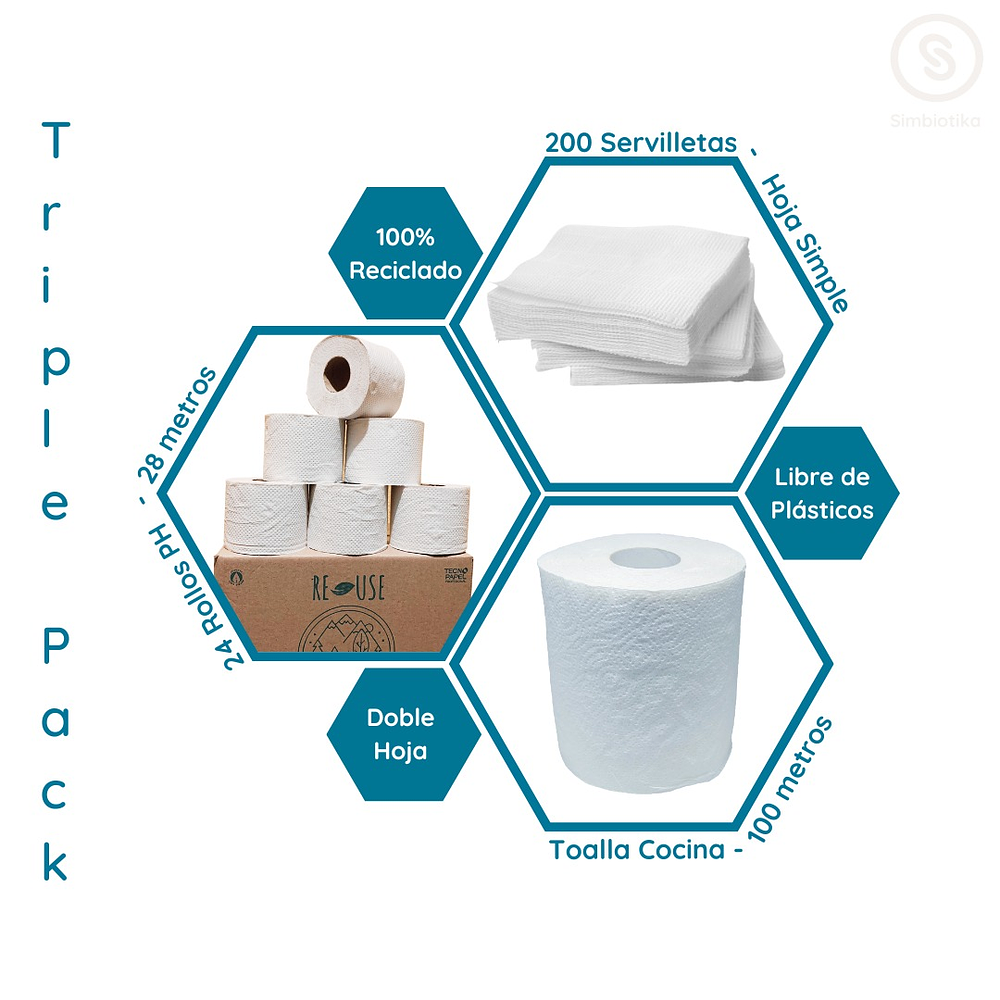 TRIPLE PACK 28M (Entrega Gratis)