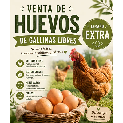 Huevos Gallinas Libres 