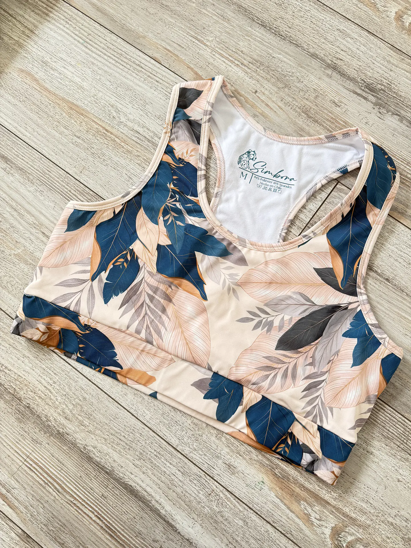 Peto Racerback Estampado Tropical 1