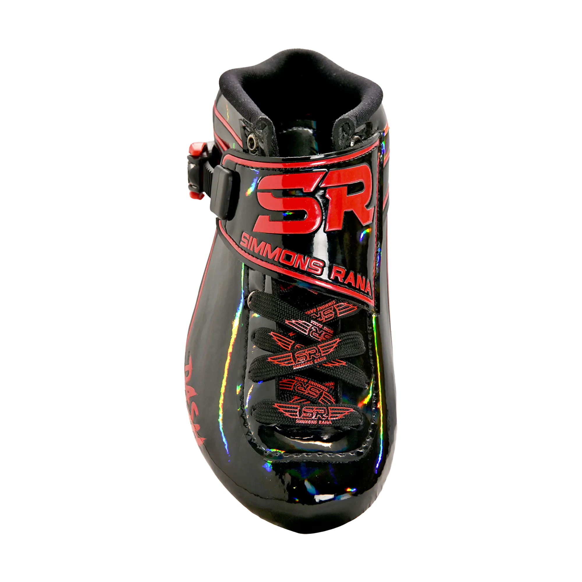 Botas profesionales para patinaje de velocidad DASH Black red 3