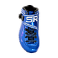 Botas para patines profesionales de velocidad DASH Blue White - Miniatura 3