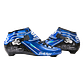 Botas para patines profesionales de velocidad DASH Blue White - Miniatura 4