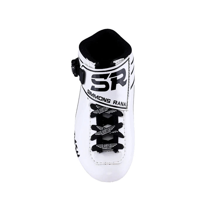 Botas para patines profesionales de velocidad DASH White Black 3