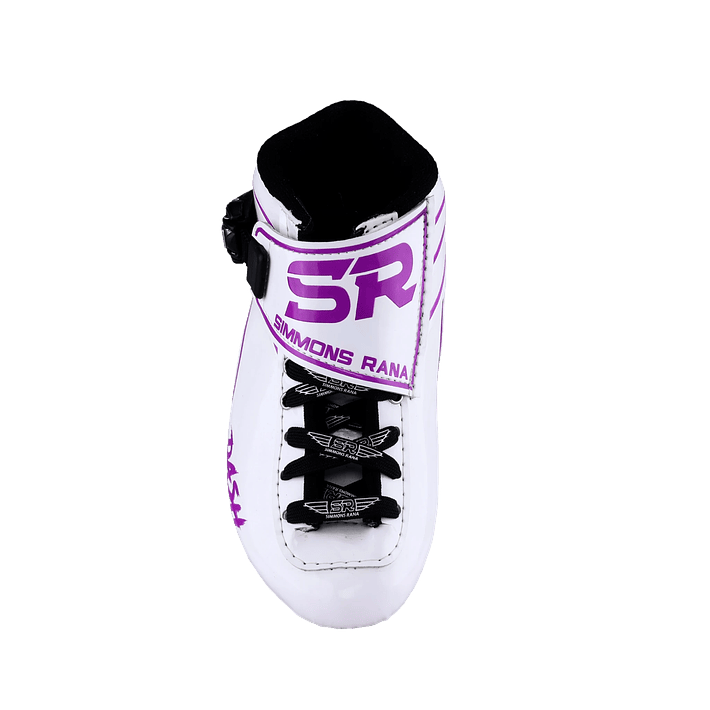 Botas para patines profesionales de velocidad DASH White Purple 3