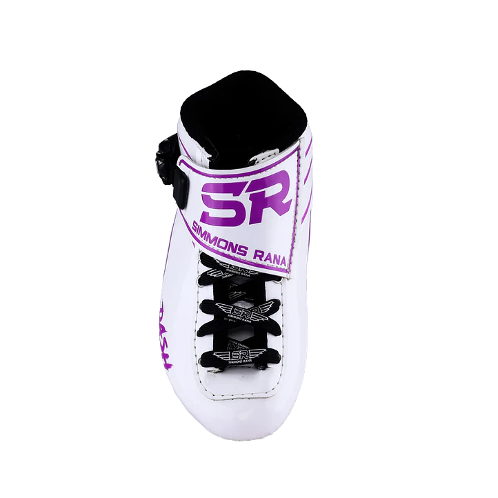 Botas para patines profesionales de velocidad DASH White Purple 3