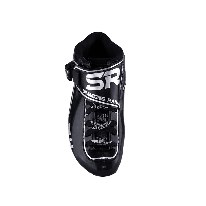 Botas para patines profesionales de velocidad FLY Black Silver 3