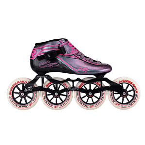 Patines profesionales de velocidad para iniciación TEZ PINK