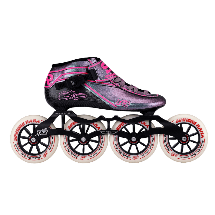 Patines profesionales de velocidad para iniciación TEZ PINK 1
