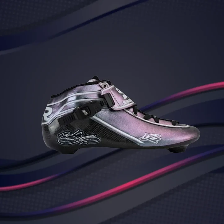 Botas para patines profesionales de velocidad TEZ PURPLE 2