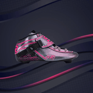 Botas para patines profesionales de velocidad TEZ PINK