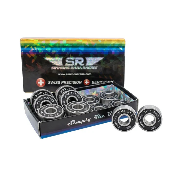 Rodamientos Simmons Rana Racing Swiss Precision para Patines 1