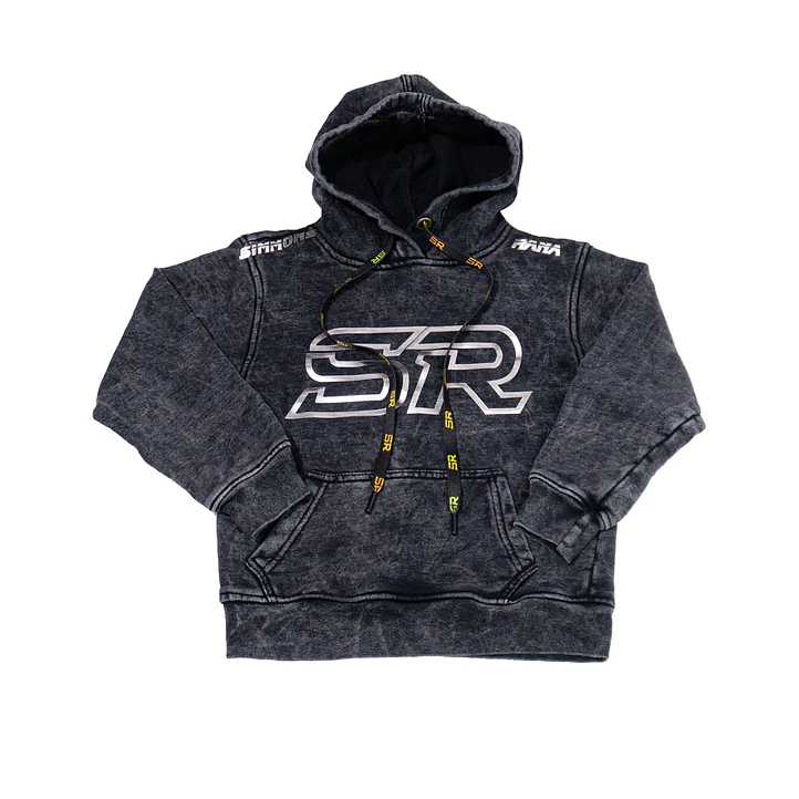 Hoodie nueva colección ACID WASH para niños con cordones  1