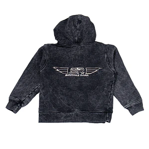 Hoodie nueva colección ACID WASH para niños con cordones 