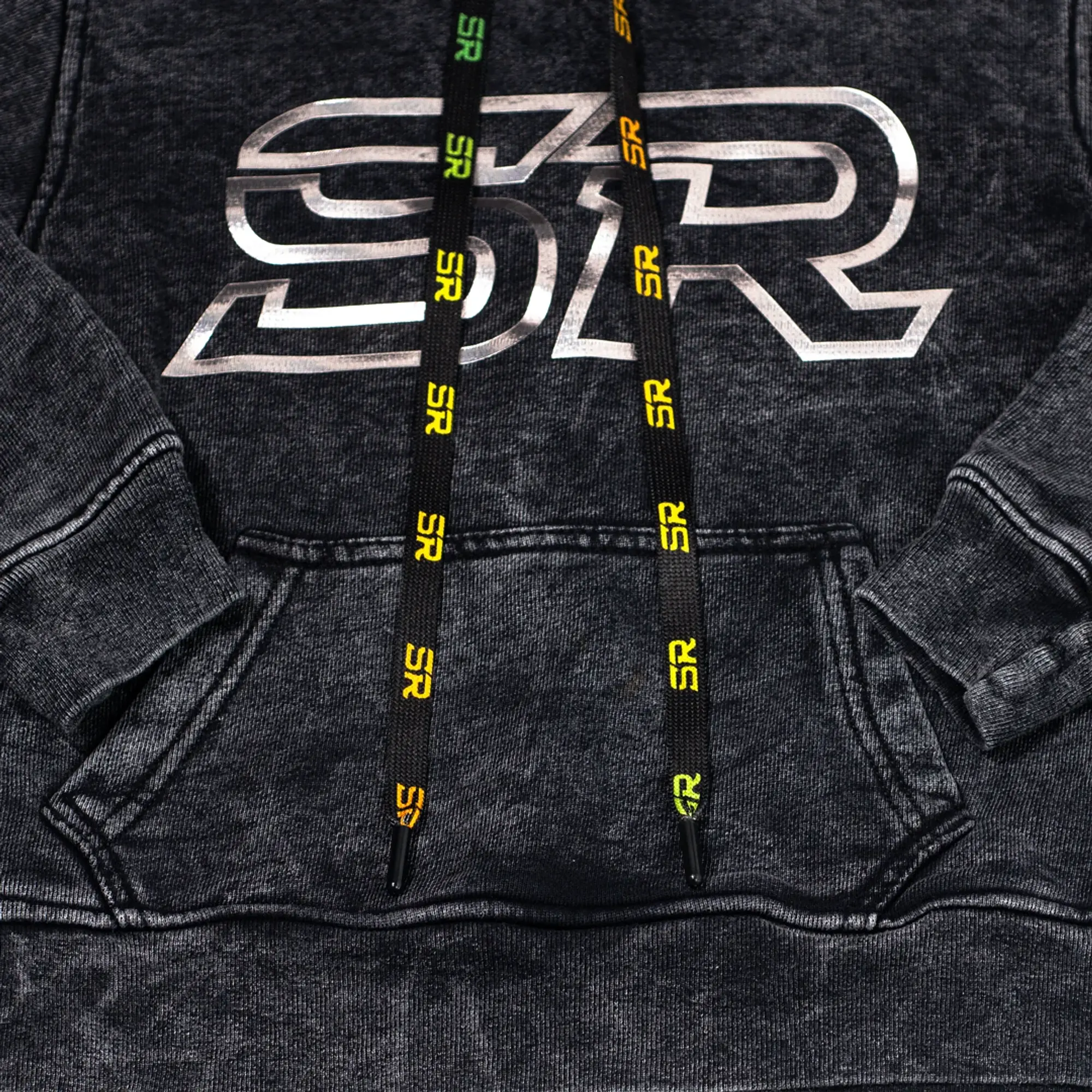 Hoodie nueva colección ACID WASH para niños con cordones  6