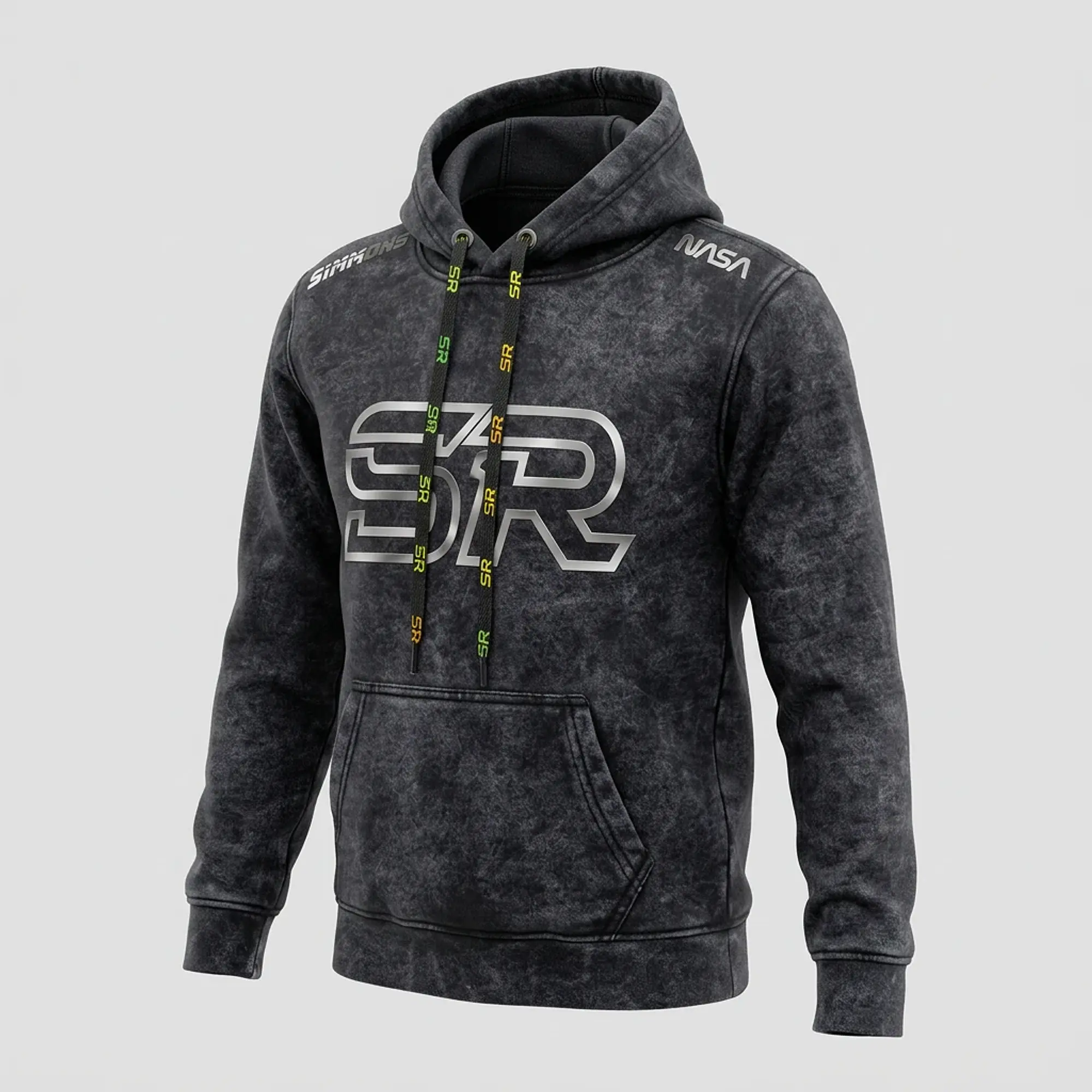 Hoodie nueva colección ACID WASH para niños con cordones  1