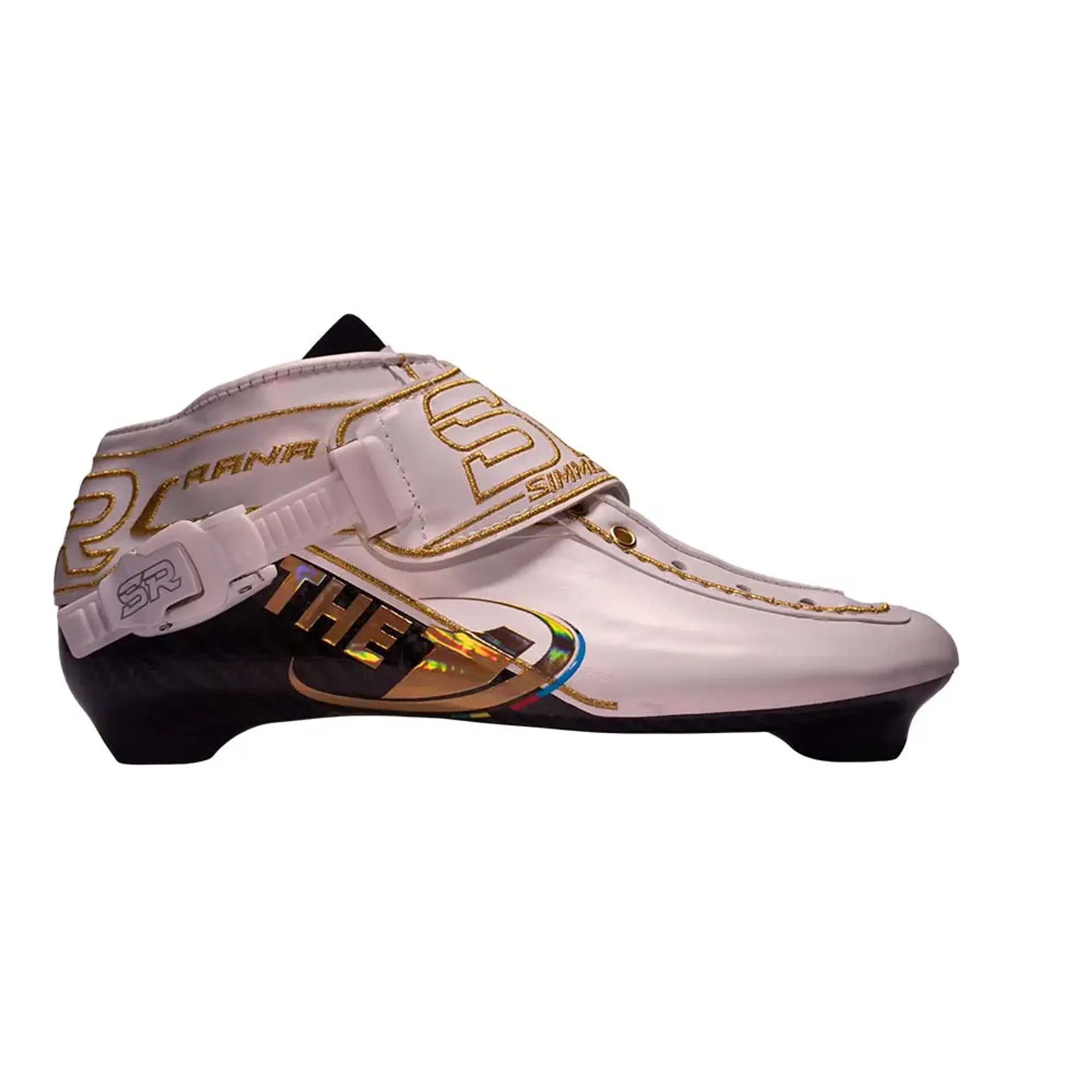 Botas profesionales para patinaje de velocidad THE1 White Gold 1