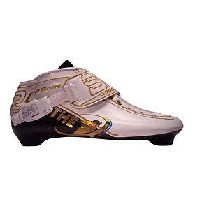 Botas para patines profesionales de velocidad THE1 White Gold