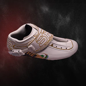 Botas para patines profesionales de velocidad THE1 White Gold