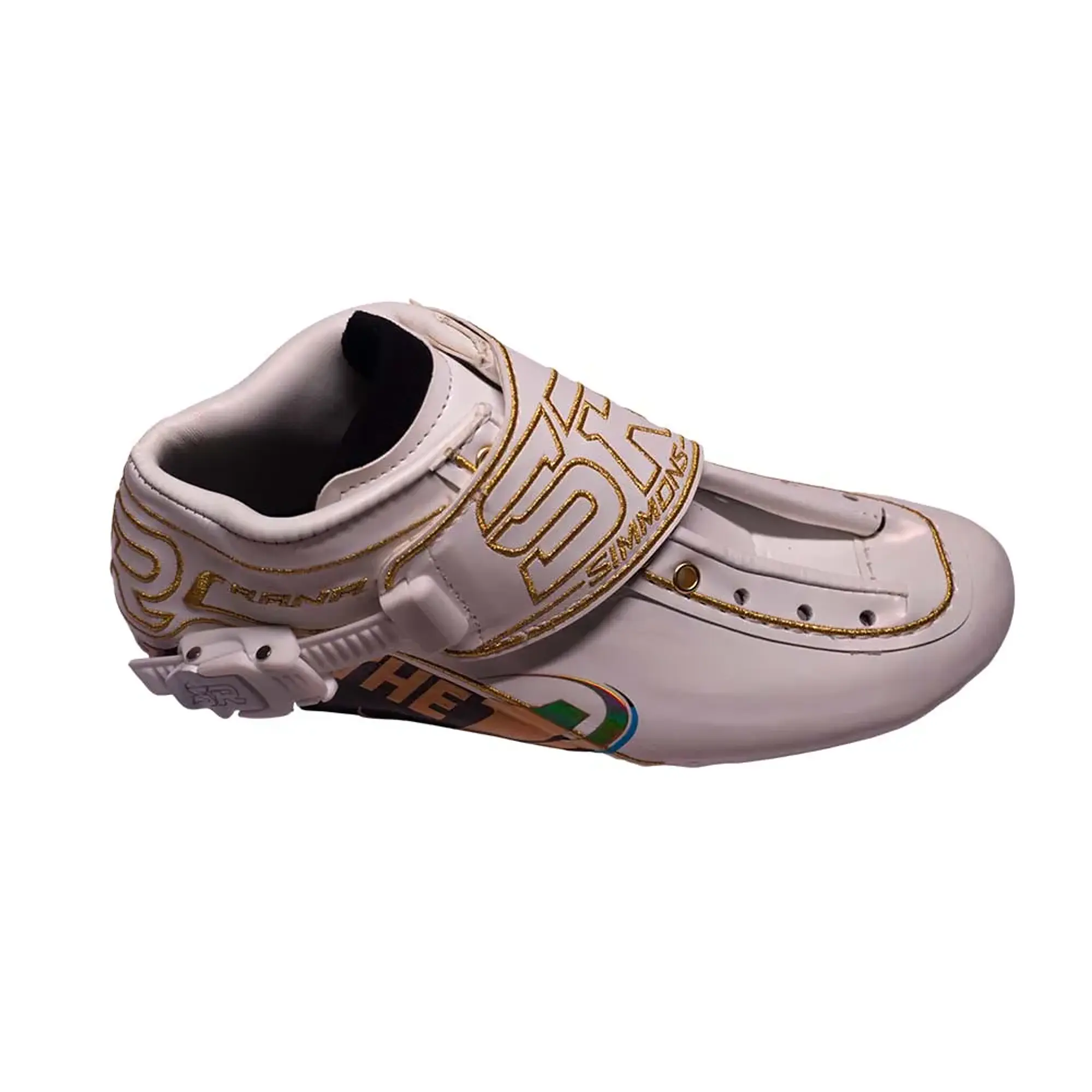 Botas profesionales para patinaje de velocidad THE1 White Gold 3