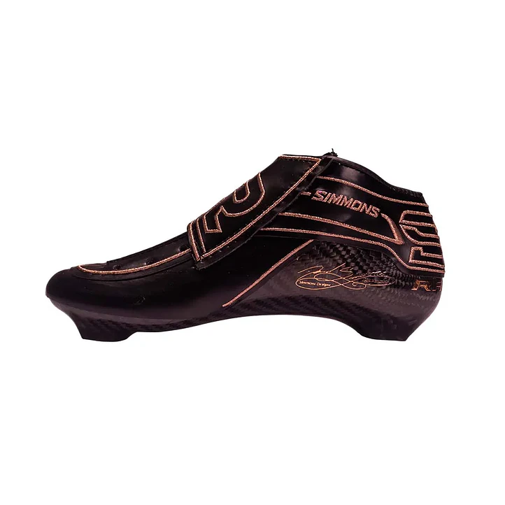 Botas para patines profesionales de velocidad THE1 Black Rose Gold 3
