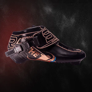 Botas para patines profesionales de velocidad THE1 Black Rose Gold