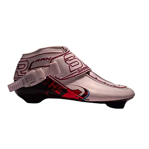 Botas para patines profesionales de velocidad THE1 White Magenta