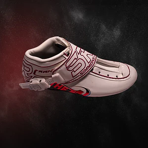 Botas para patines profesionales de velocidad THE1 White Magenta